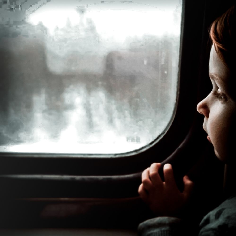 Девочка в поезде