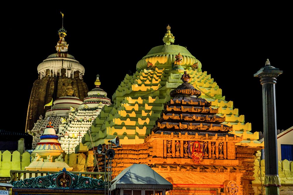 Colorful Jagannath Temple