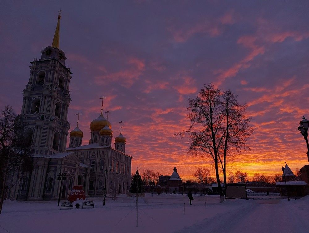 Рассвет в Тульском кремле