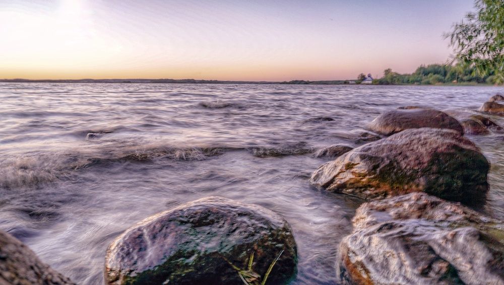 Закат на Минском море