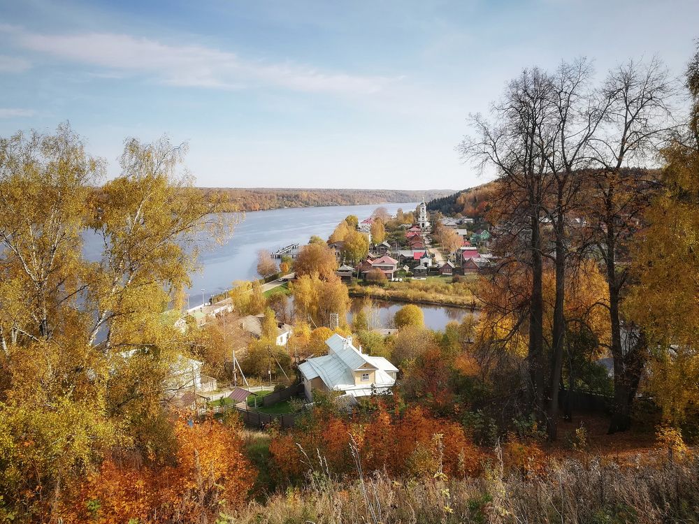Золотая осень в Плёсе.