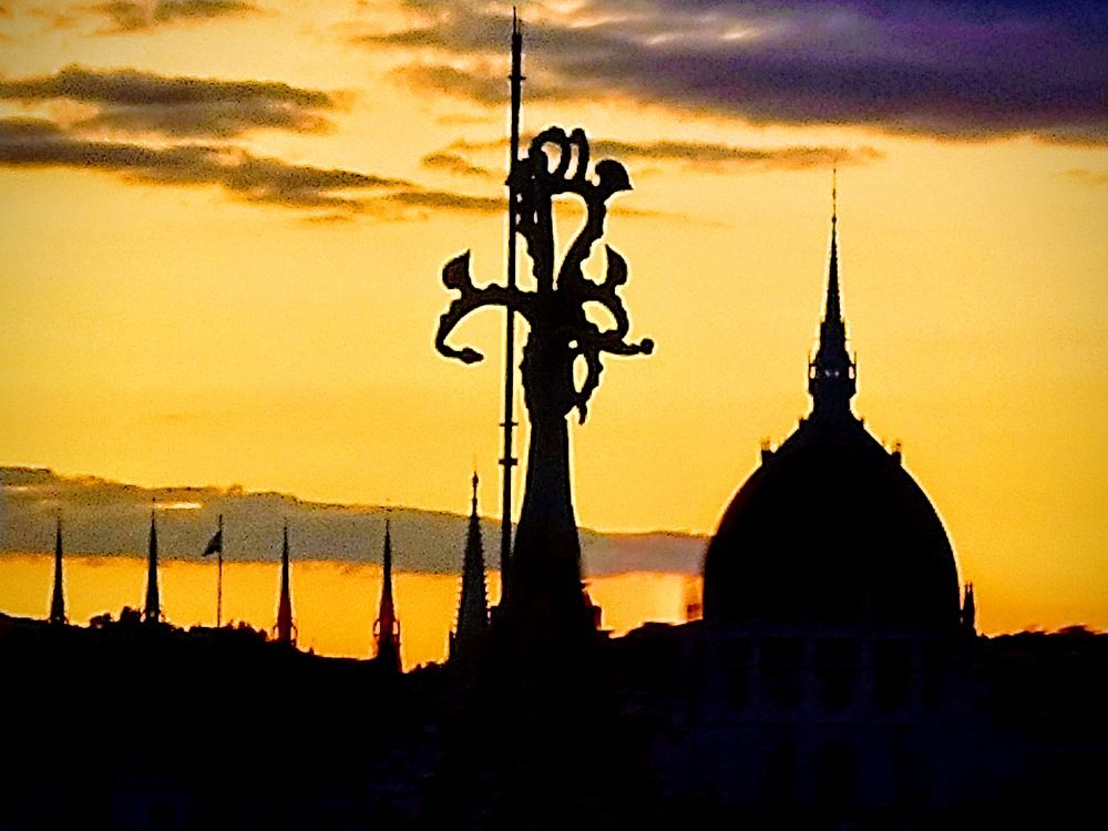 Sunset in Budapest, Hungary