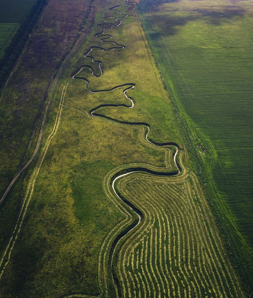 Река "Сухой карамык" в степи