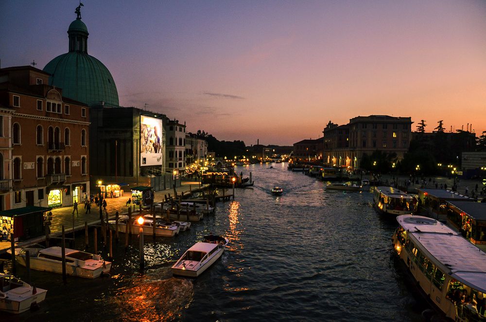 Закат над Гранд каналом