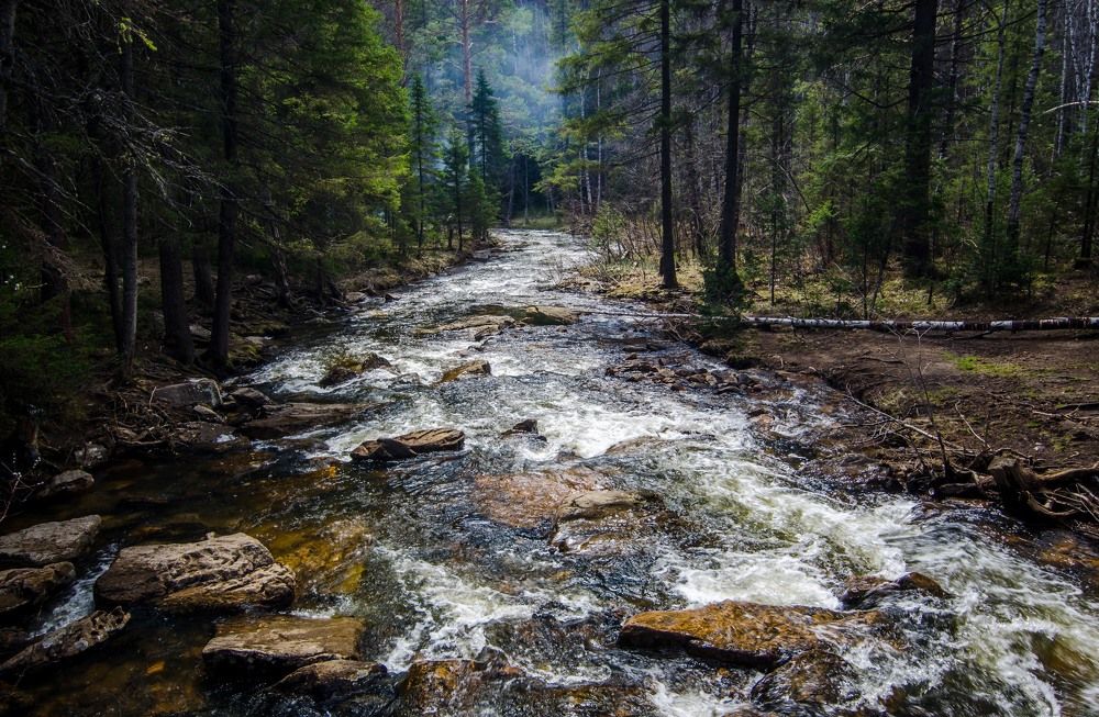 Река Большая Тесьма в Национальном парке "Таганай"
