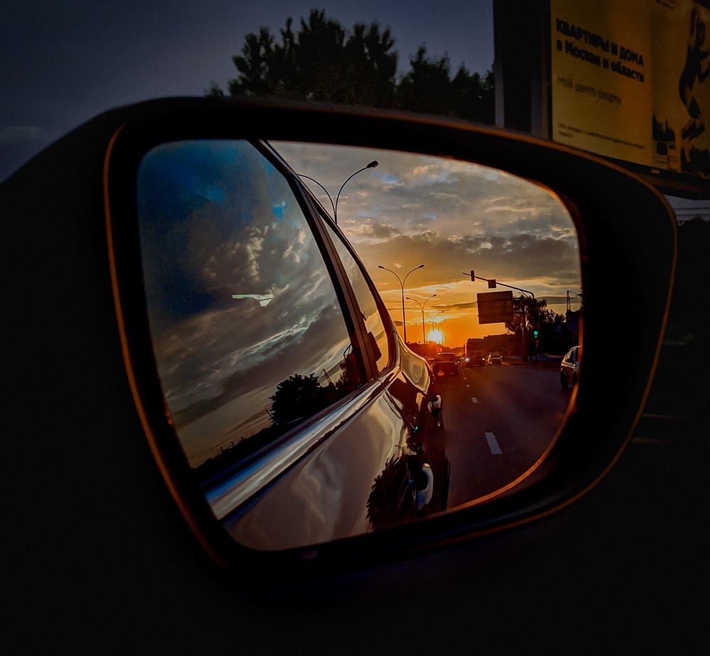 Закат на шоссе