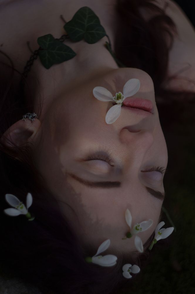 Алина и подснежники