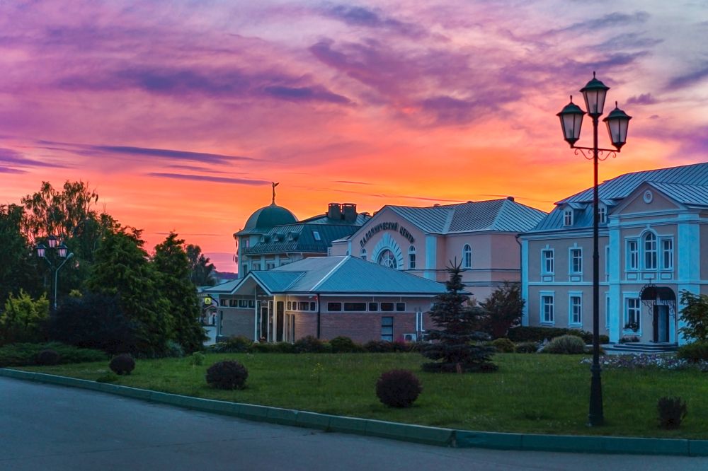 Закат в Дивеево