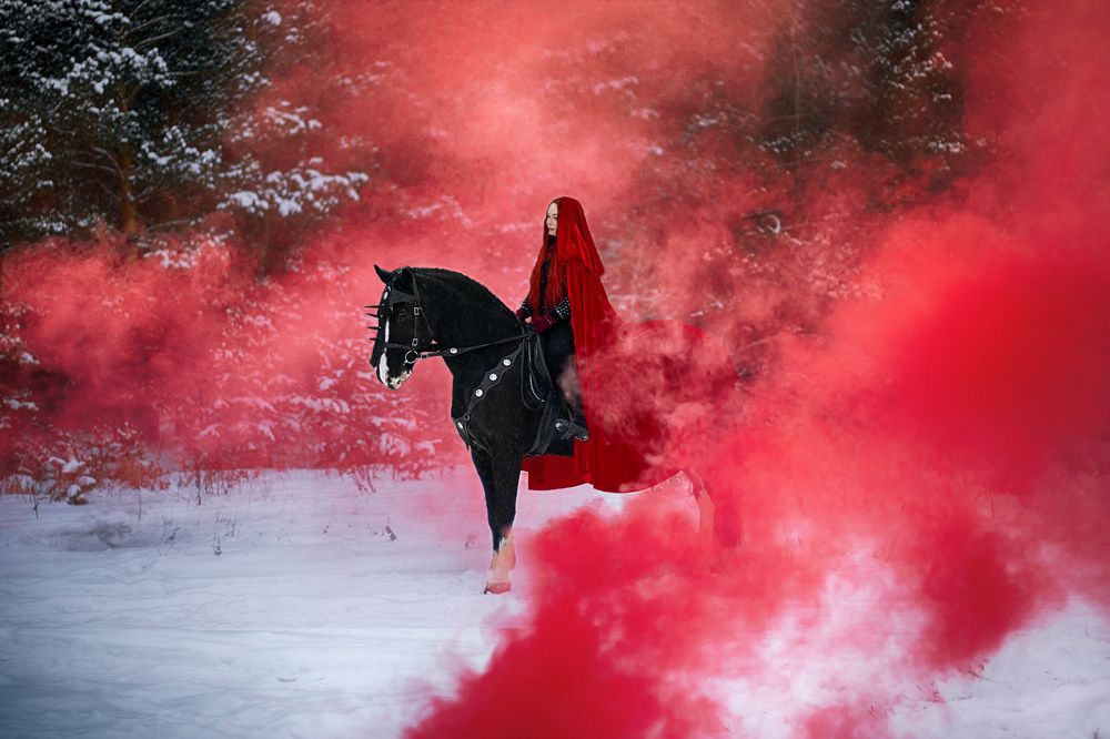 Ехала принцесса на коне :)