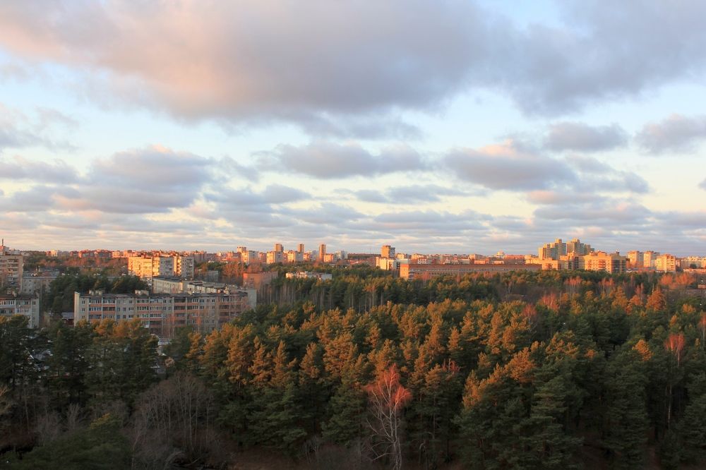 на закате дня