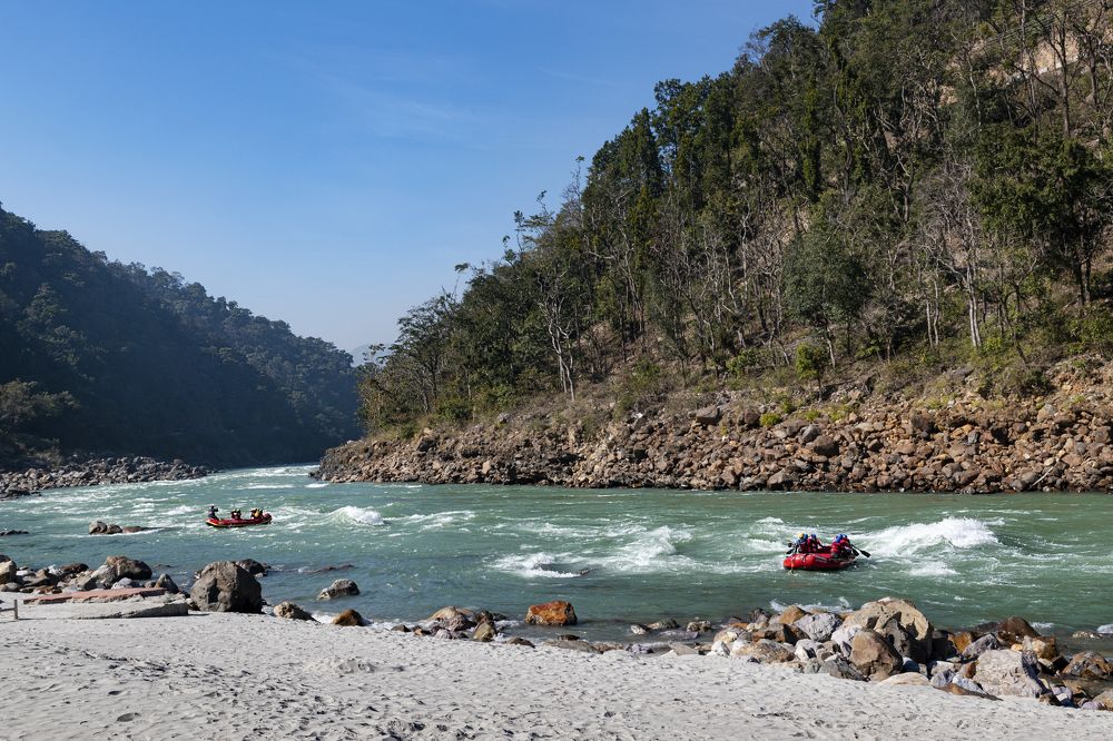 Rafting in River Ganga in Rishikesh, Uttarakhand
