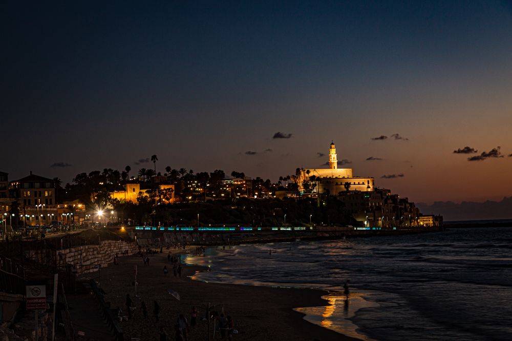 Jaffa old town at sunset