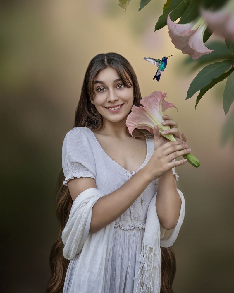 Milagros and her magic friend