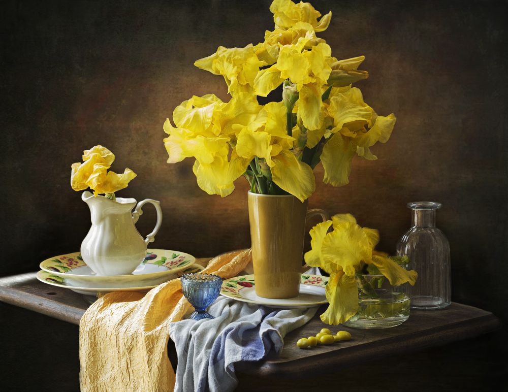 Жёлтые ирисы