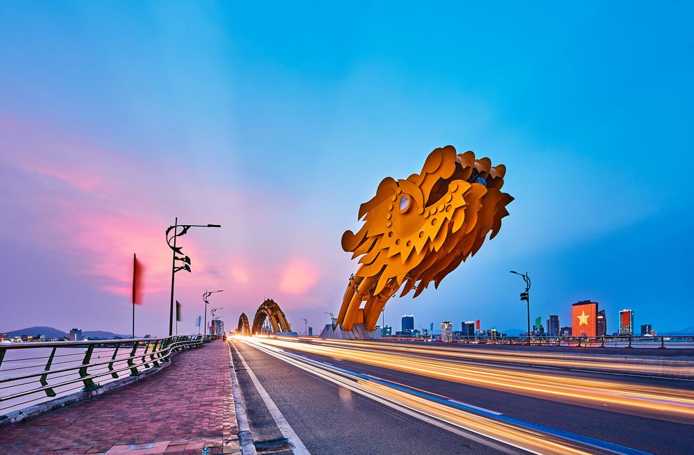 Danang Dragon Sunset