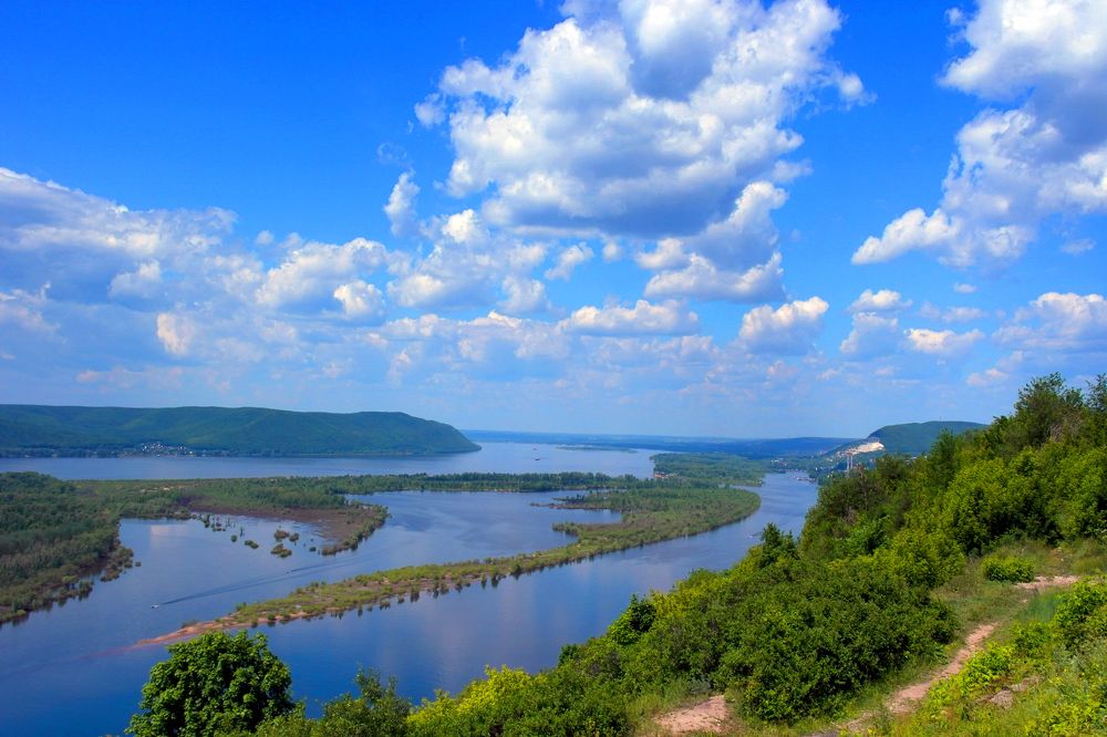 Река Волга. Самарская Лука