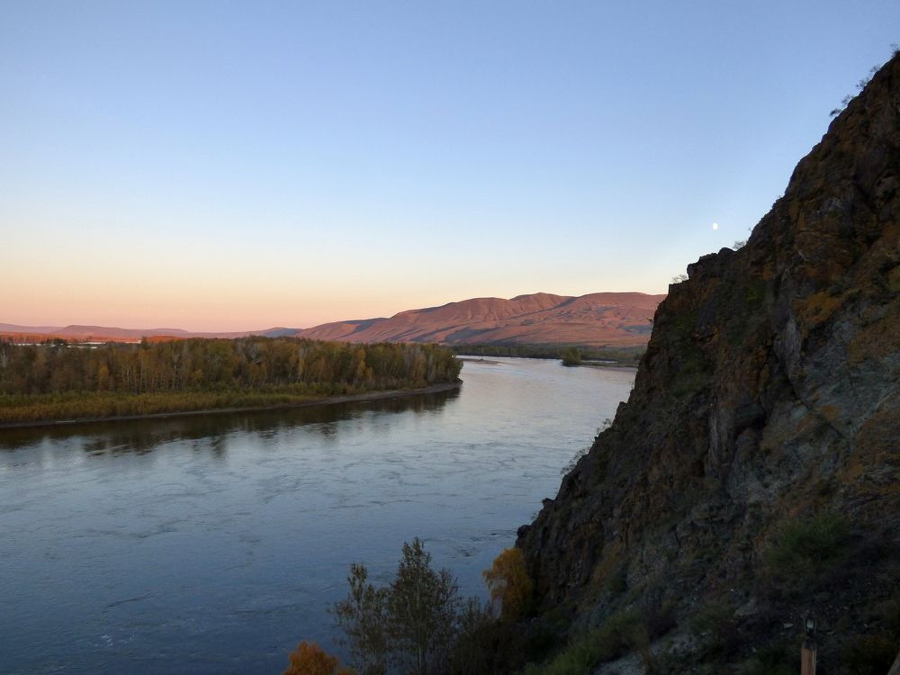 Уходящий день на Енисее