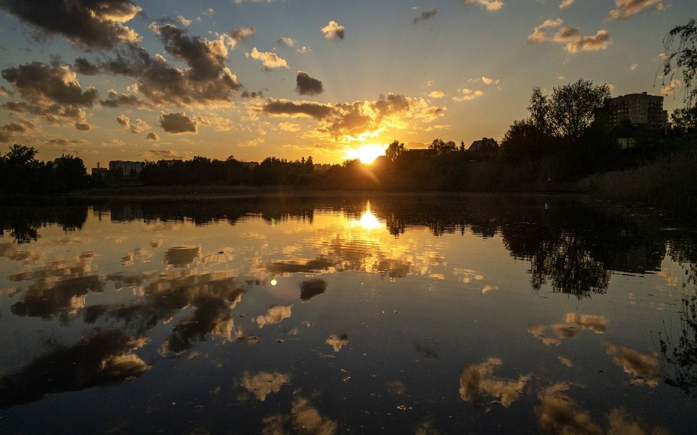 В закатных лучах