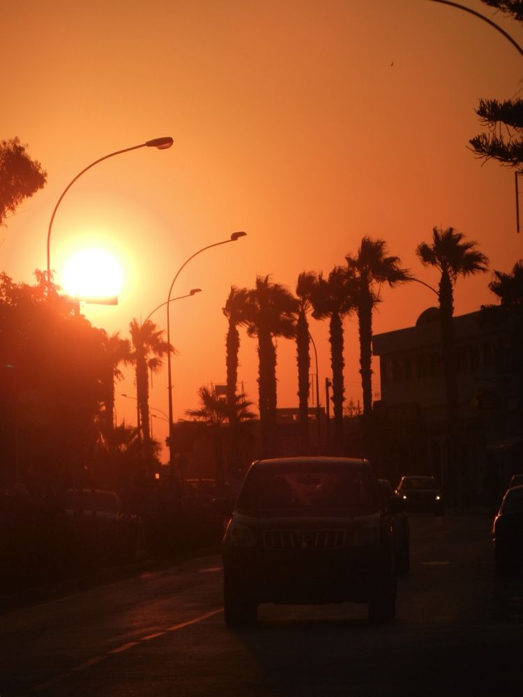 о.Кипр. Закат в Айя-Напа.