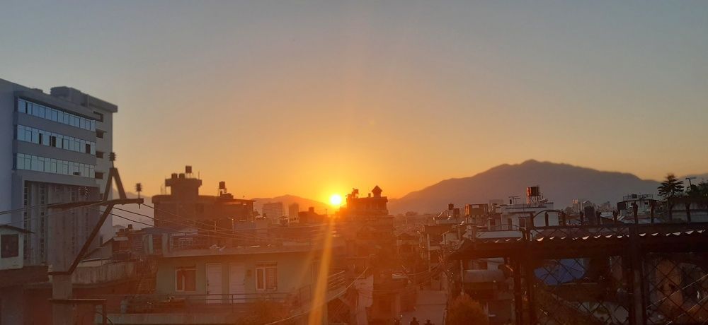 sunset Kathmandu