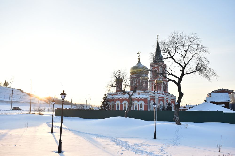 The convent in winter