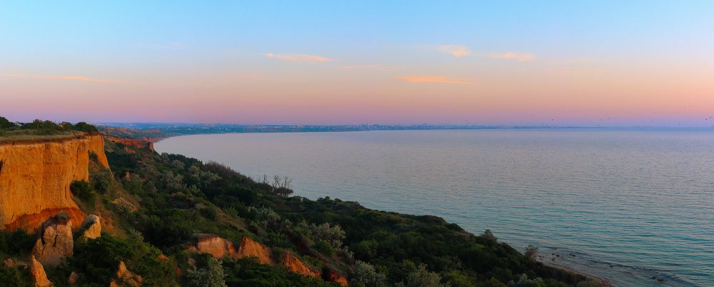 Черное море перед закатом