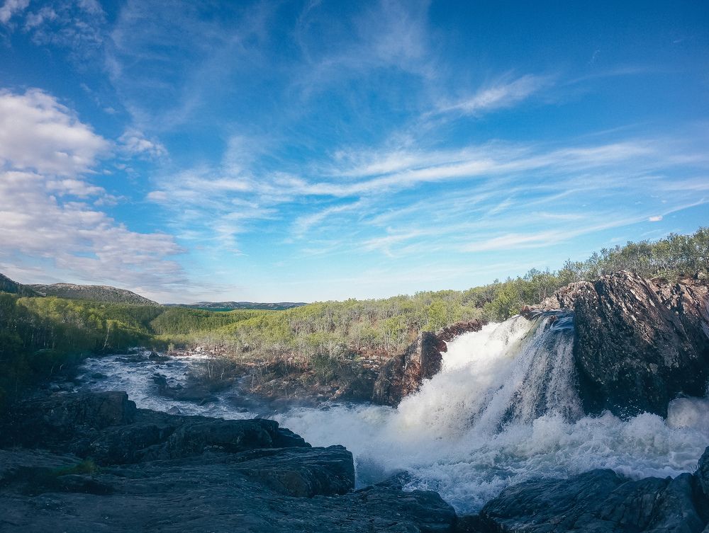 Водопад на реке Юринга