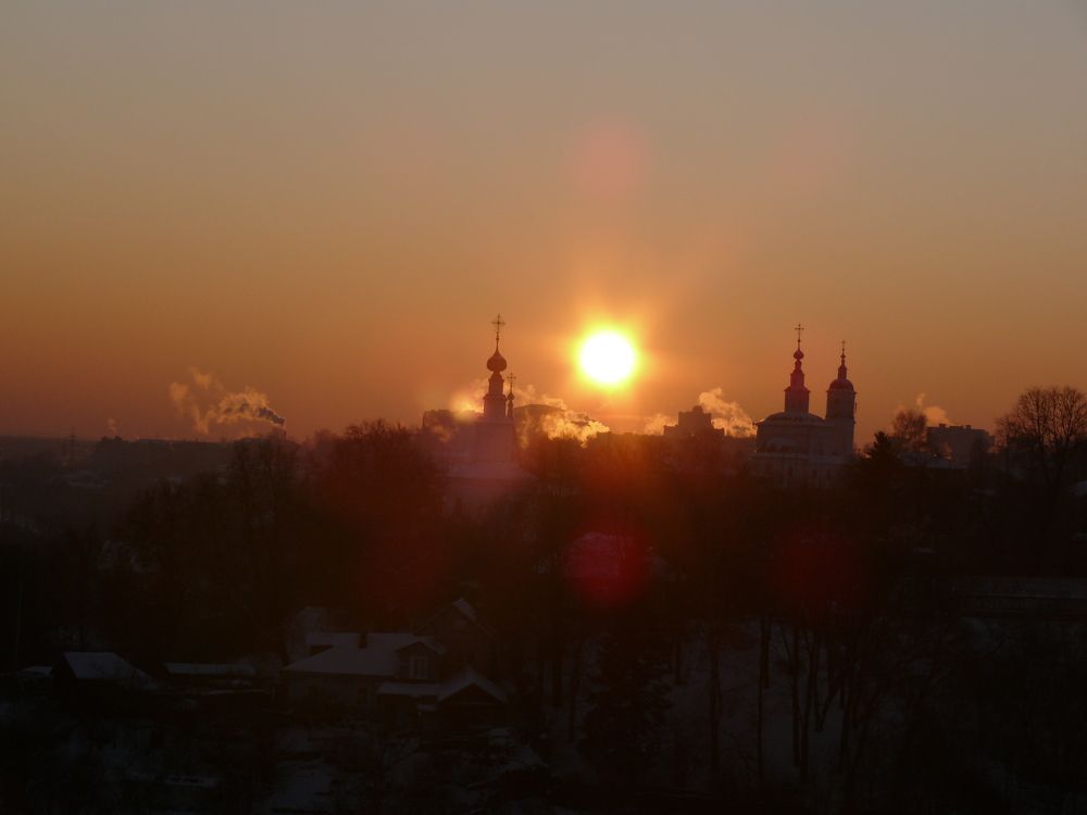 Зимний закат.