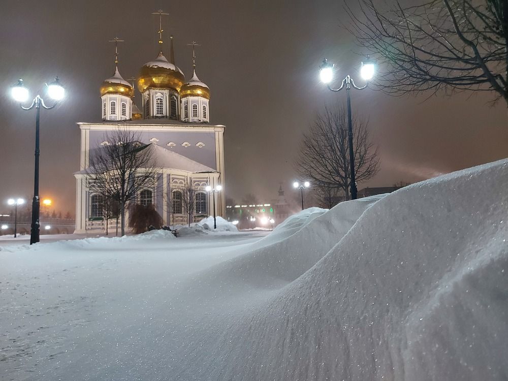 Зима в Тульском кремле.