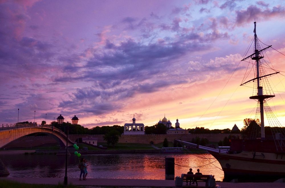 Закат Великого Новнорода.