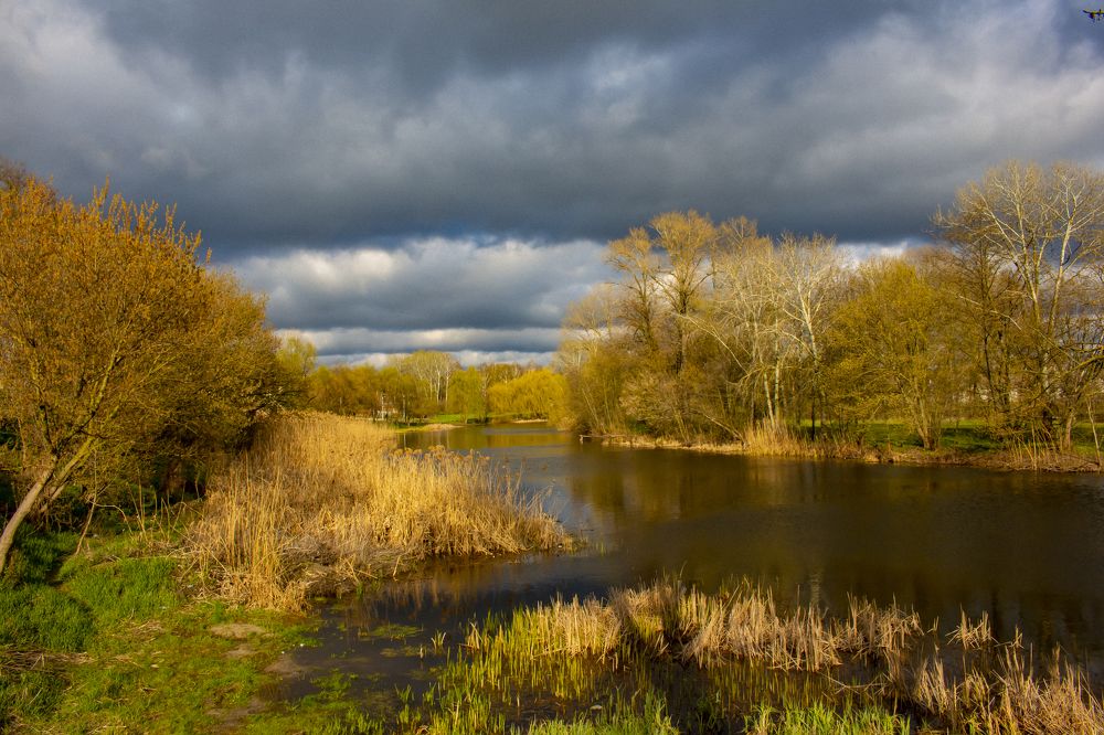 осень на реке Хорол (Украина)