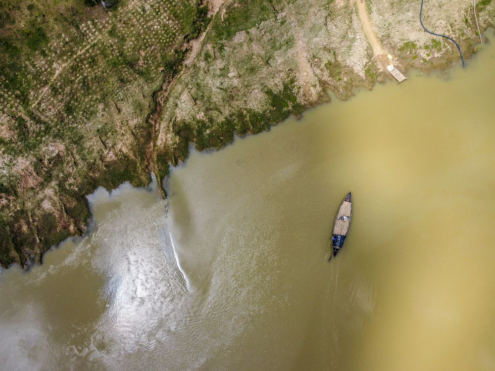 The Bank of river...