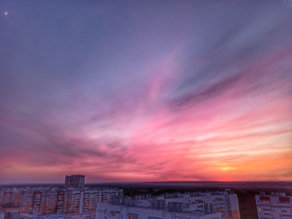 Ванильное небо в Ижевске