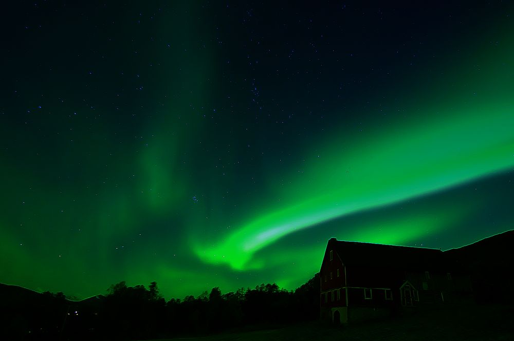 Under norther lights...