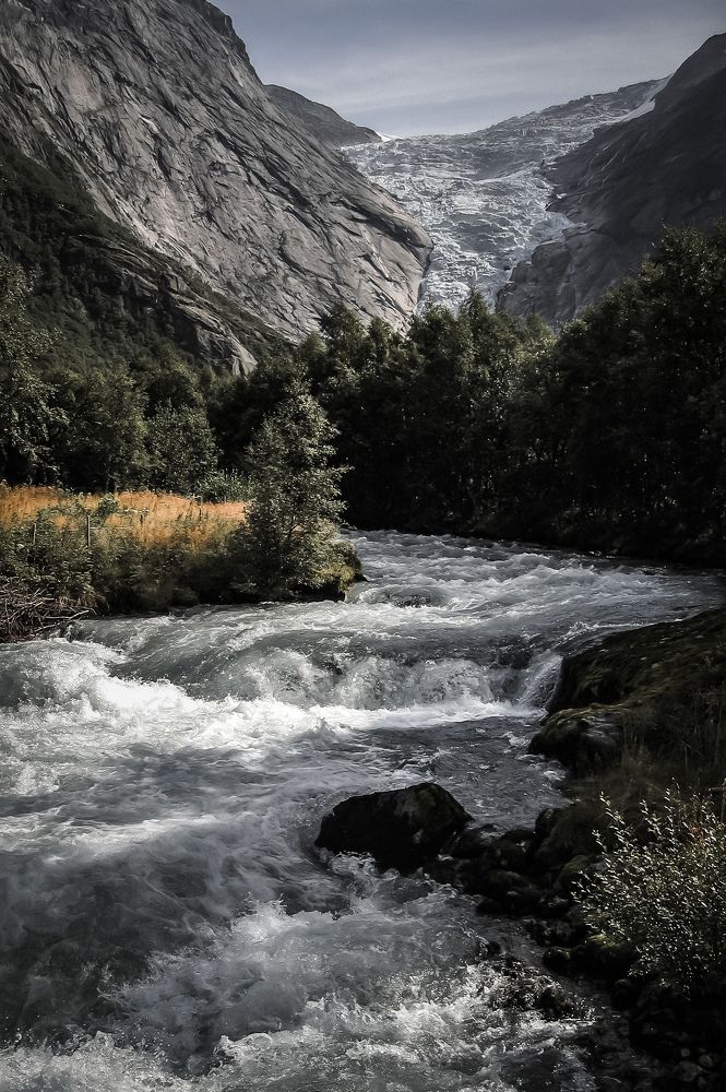 Mountain river in Norway
