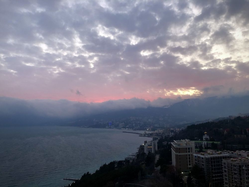 Ялта, закат.