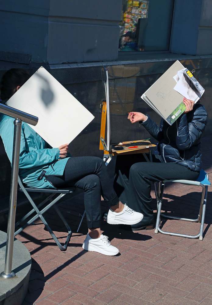 Художник и его модель.