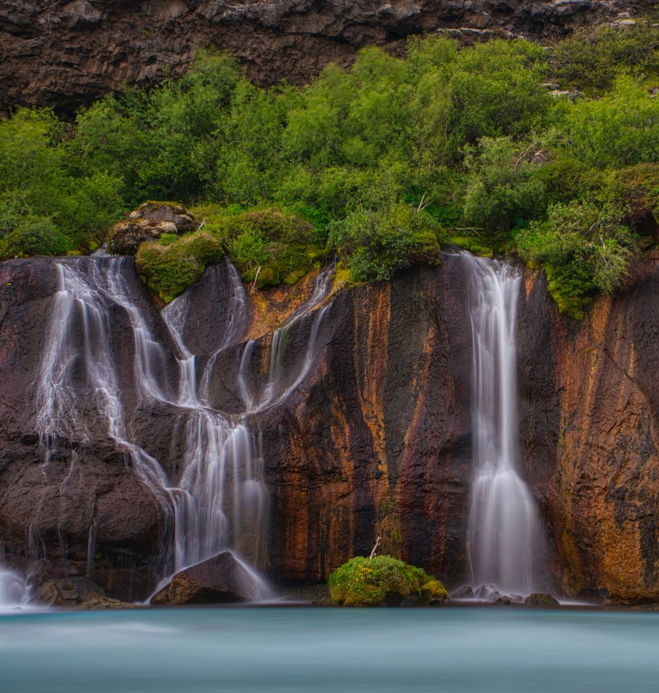 Hraunfossar waterfall