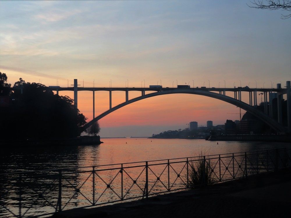 Porto (Oporto) at sunset