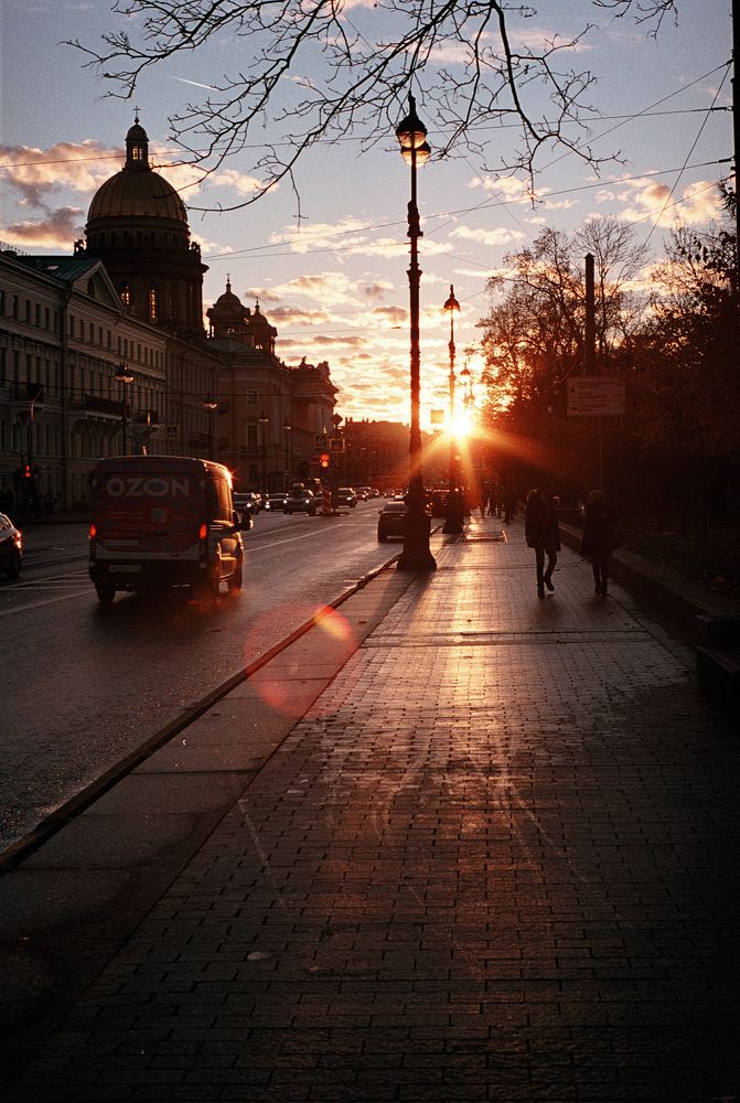 Закатный Петербург.