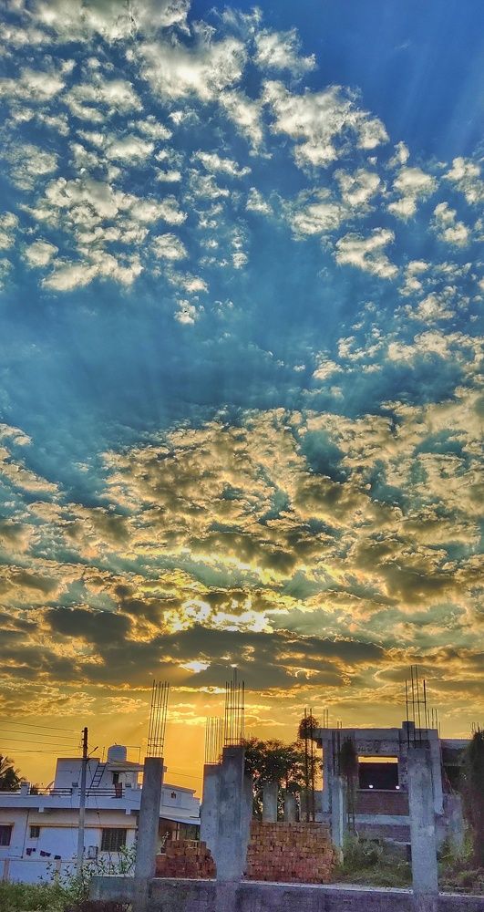 Cloudy evening