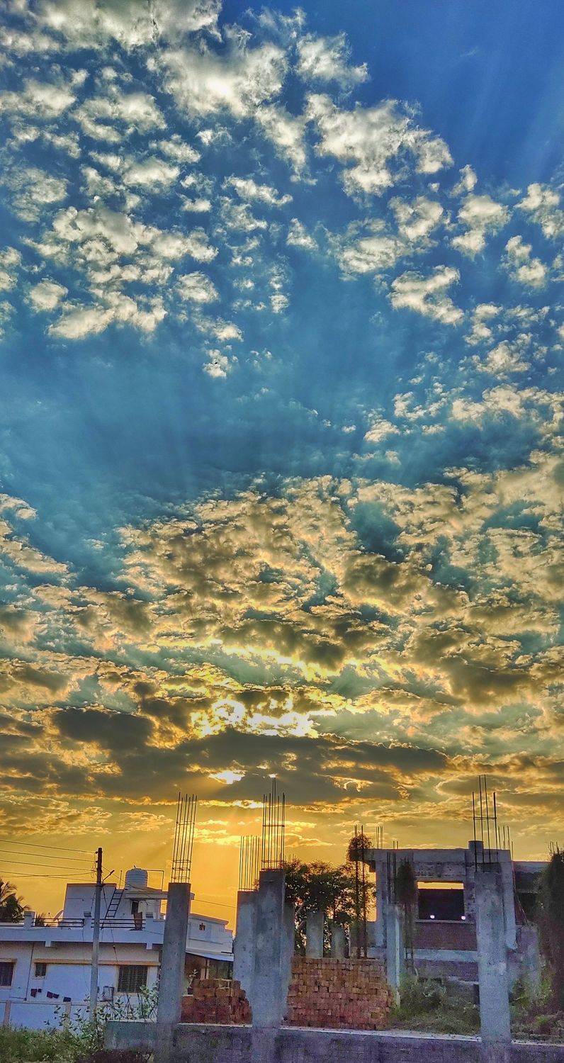 Cloudy evening