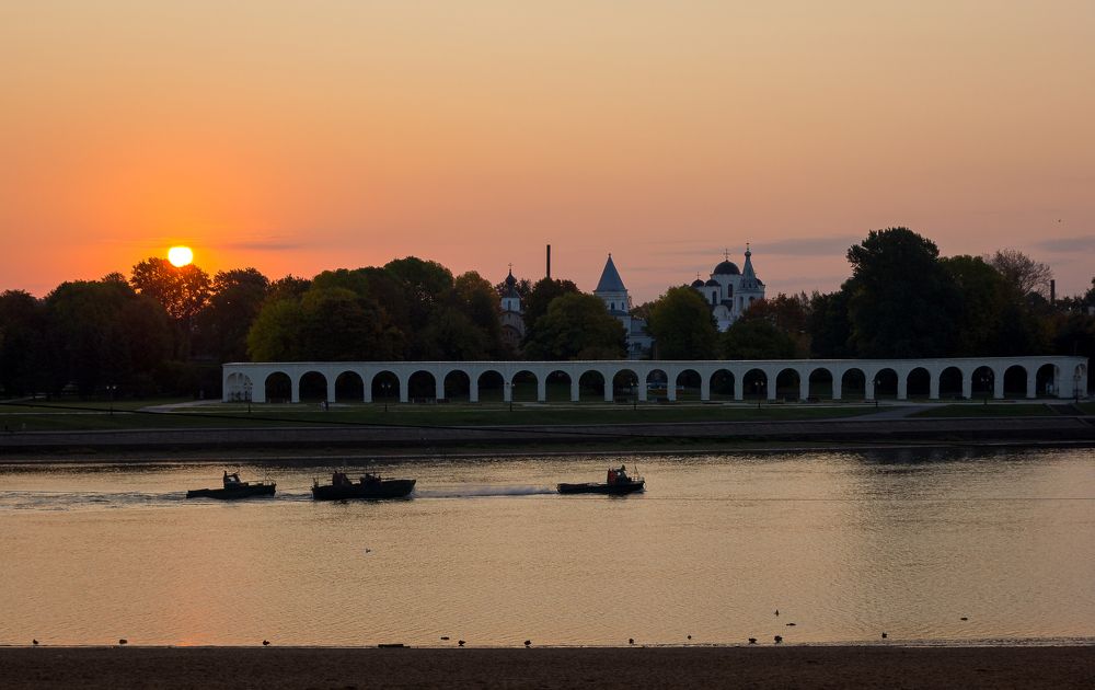 Река Волхов Великий Новгород