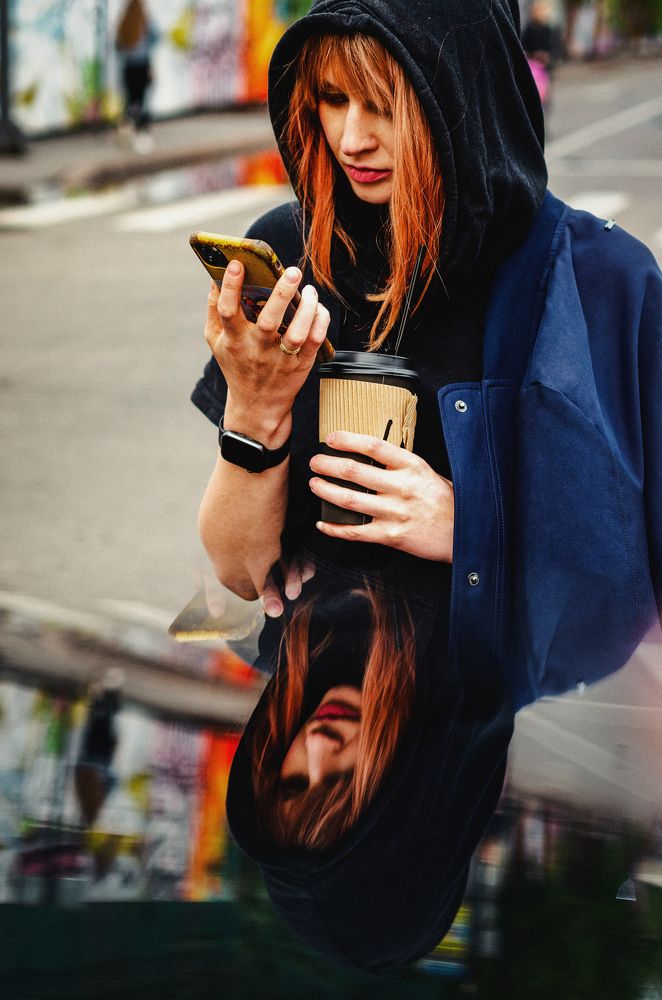 Женщина в городе_Woman in the city