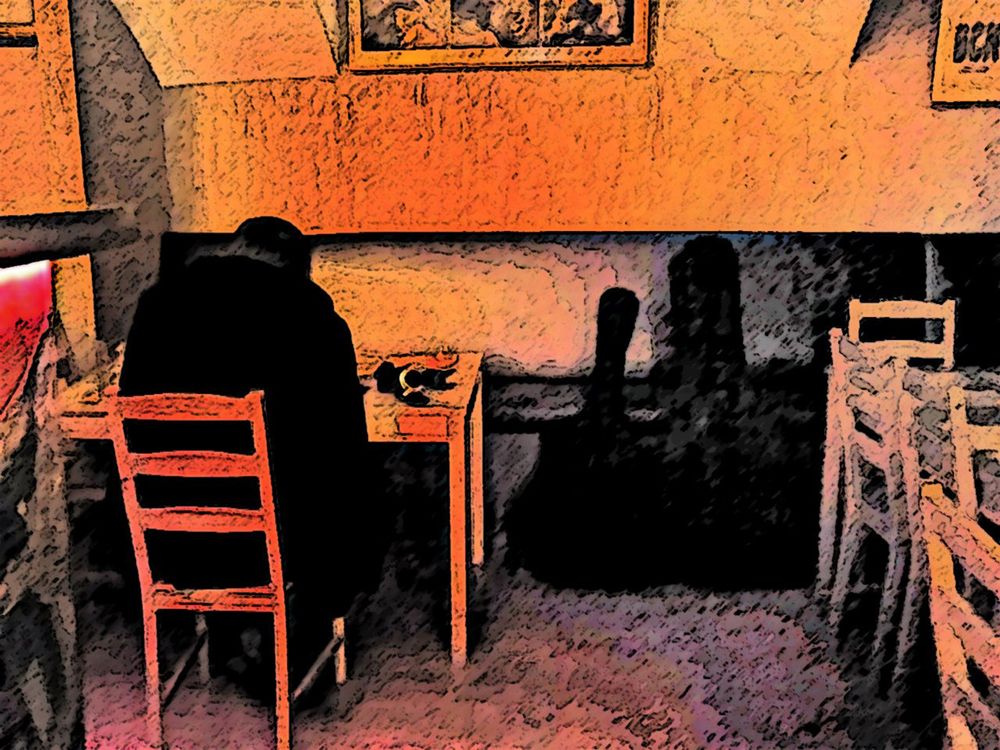 Бар на Мойке. Ночь