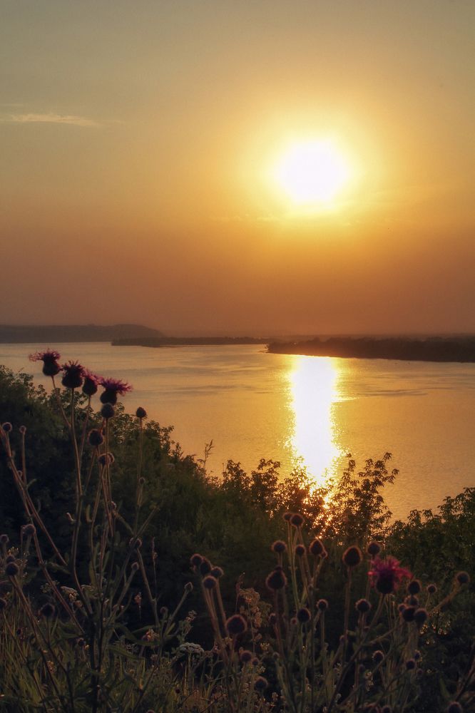 Волжские закаты