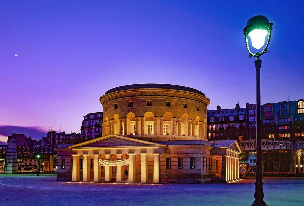 Paris : rotunda of the villette