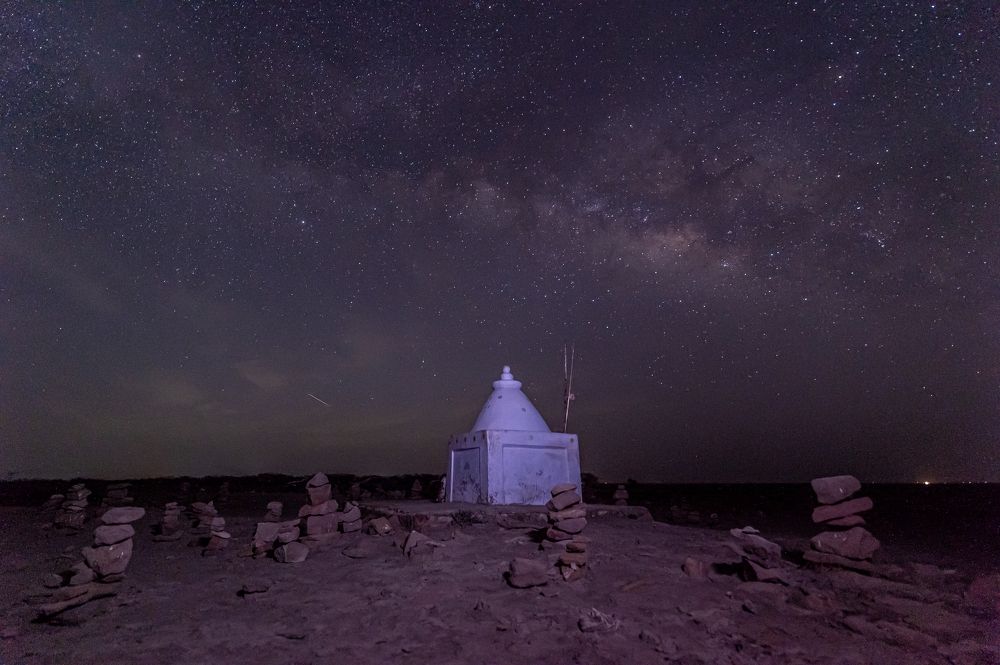 Milkyway in White Rann of Kutch