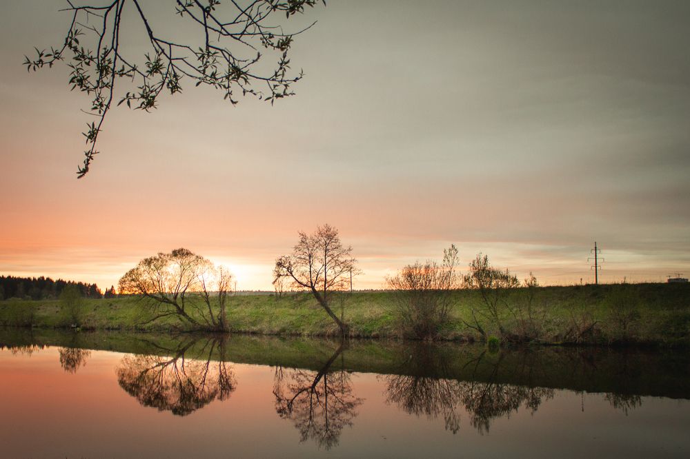 Закат на Протве