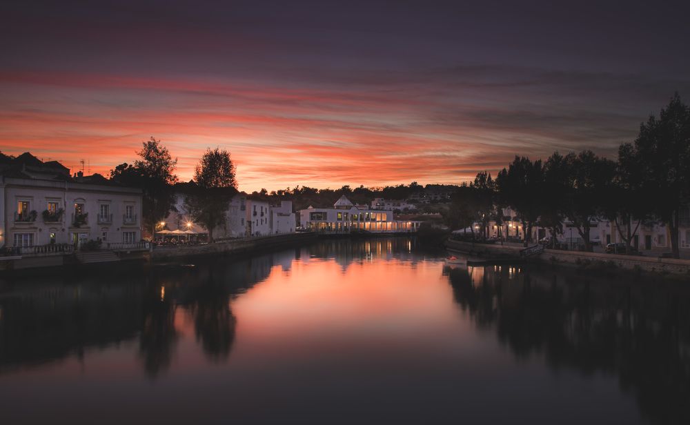 Anochecer en Tavira